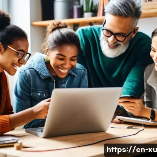 DIY 제작 커뮤니티의 온라인 플랫폼 - A vibrant online DIY community scene showing diverse people from various countries and age groups en...